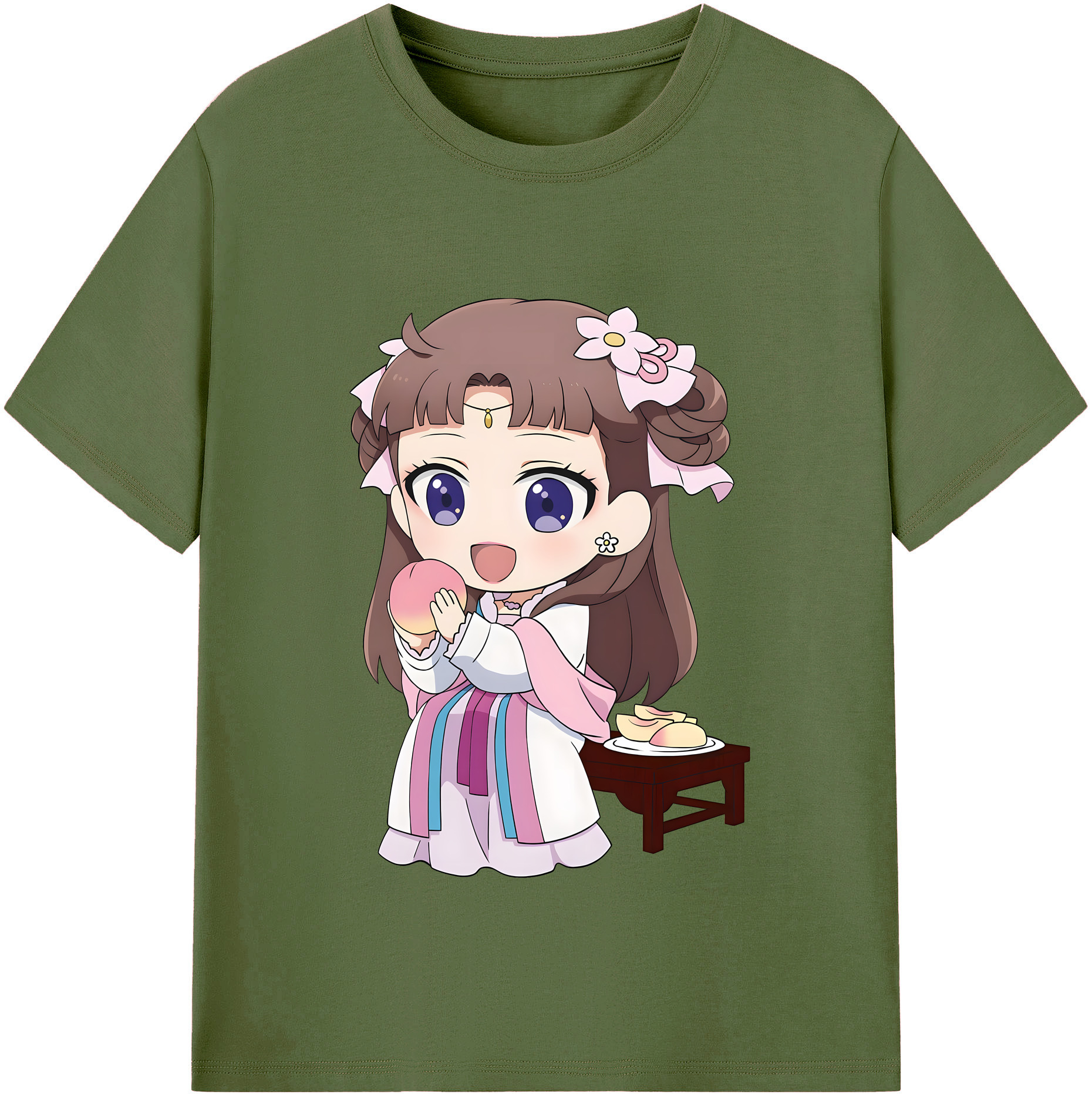 （画像用） 薬屋のひとりごと The Apothecary Diaries 綿100％半袖Tシャツ（フロントプリント）